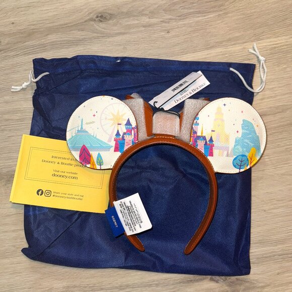 Mickey Mouse & Friends Dooney & Bourke Ear Headband-Disneyland 70th Anniversary main image 5